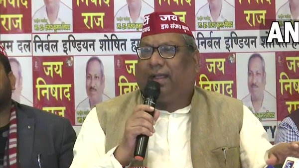 Nishad party president Sanjay Nishad Nishad party president Sanjay Nishad