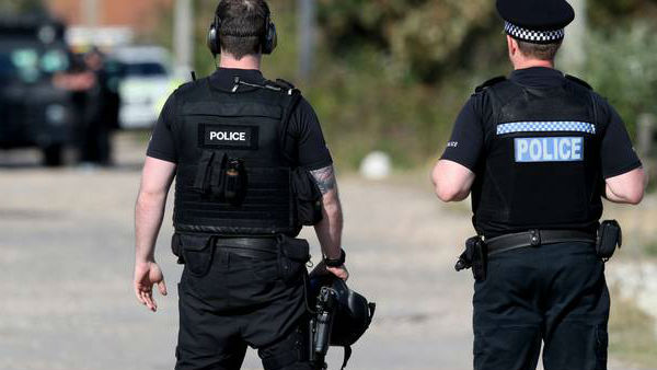 Officers of UKs Counter Terrorism Policing arrest two teenagers in Texas synagogue attack Officers of UKs Counter Terrorism Policing arrest two teenagers in Texas synagogue attack