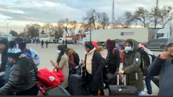 Watch: First batch of stranded Indians reach Romania from Ukraine Watch: First batch of stranded Indians reach Romania from Ukraine