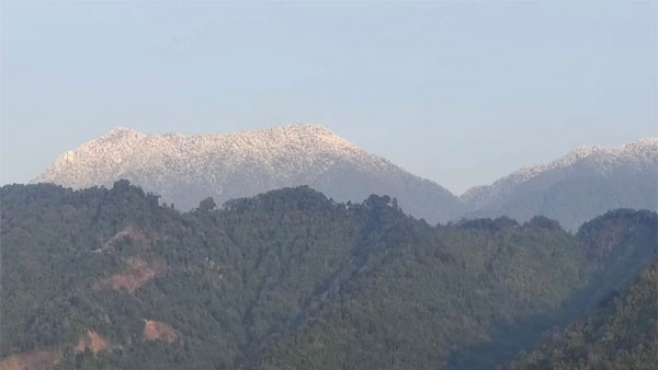 Arunachal Pradesh: Snowfall after 34-years in Daria Hill Arunachal Pradesh: Snowfall after 34-years in Daria Hill