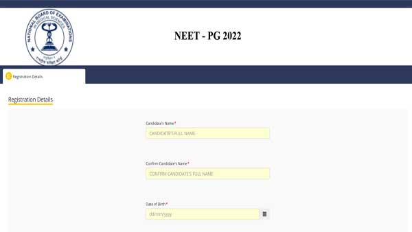 NEET PG 2022 Registration Process ends today: Check details NEET PG 2022 Registration Process ends today: Check details