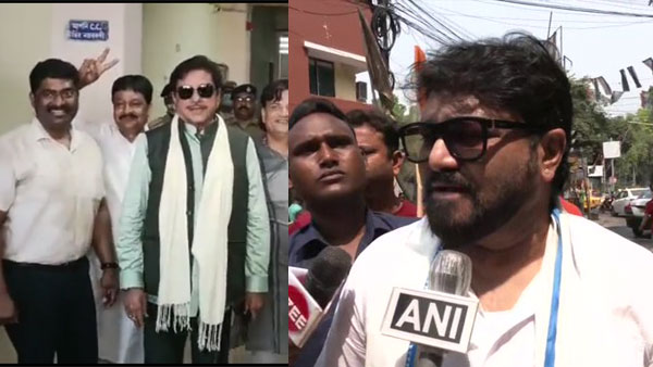 Bengal LS by-polls: Sinha, Supriyo file nominations Bengal LS by-polls: Sinha, Supriyo file nominations