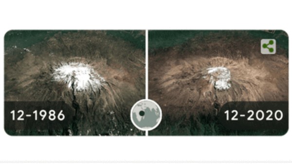 Earth Day 2022: Google Doodle shows impact of climate change across four regions using real time-lapse imagery Earth Day 2022: Google Doodle shows impact of climate change across four regions using real time-lapse imagery