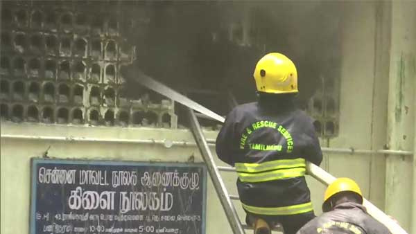 Fire breaks out in Chennais Rajiv Gandhi hospital, no casualties reported Fire breaks out in Chennais Rajiv Gandhi hospital, no casualties reported