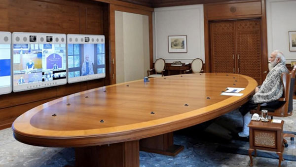 COVID-19: PM Modi to interact with CMs through VC at 12 noon tomorrow COVID-19: PM Modi to interact with CMs through VC at 12 noon tomorrow