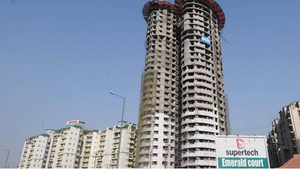 Noida twin tower demolition: Experts feel more explosives needed Noida twin tower demolition: Experts feel more explosives needed