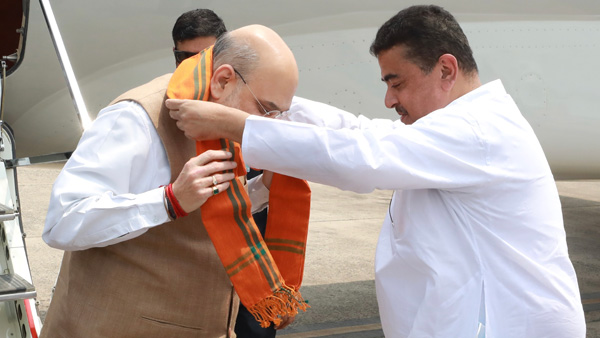 Amit Shah in West Bengal for first time since 2021 assembly polls Amit Shah in West Bengal for first time since 2021 assembly polls