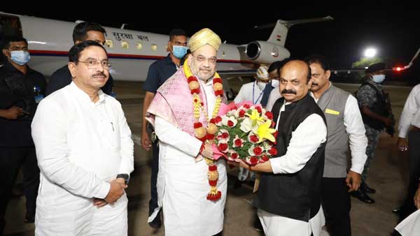 All eyes on Cabinet rejig as Shah arrives in Karnataka All eyes on Cabinet rejig as Shah arrives in Karnataka