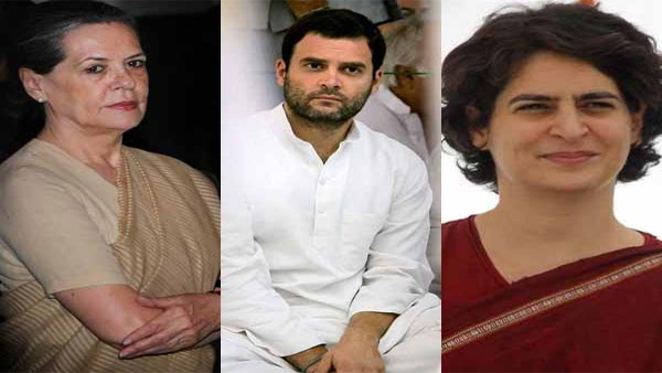 File photo of Sonia Gandhi, Rahul Gandhi and Priyanka Gandhi File photo of Sonia Gandhi, Rahul Gandhi and Priyanka Gandhi