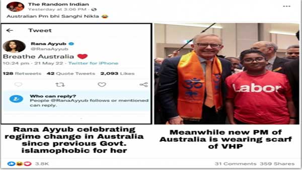 Fact Check: Is the new Australian PM, Albanese a staunch supporter of VHP Fact Check: Is the new Australian PM, Albanese a staunch supporter of VHP