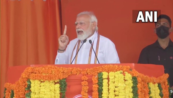 Pariwarwaadi parties only think about their own development: PM Modi Pariwarwaadi parties only think about their own development: PM Modi