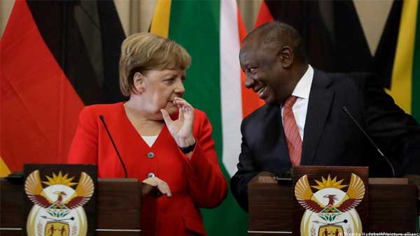 German chancellor takes a tricky trip to Africa German chancellor takes a tricky trip to Africa