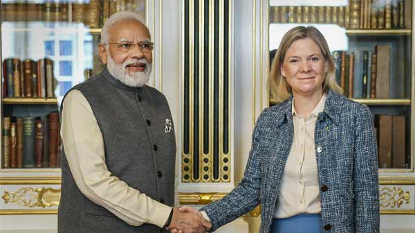 PMs of India-Sweden meet PMs of India-Sweden meet