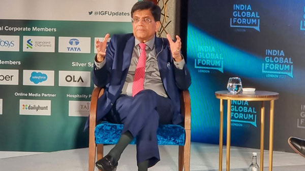 UK India on Track for Free Trade Agreement by Diwali: Piyush Goyal UK India on Track for Free Trade Agreement by Diwali: Piyush Goyal