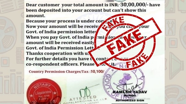 Fact Check: Will you get Rs 30 lakh by just depositing Rs 10,100? Fact Check: Will you get Rs 30 lakh by just depositing Rs 10,100?