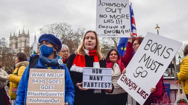 Victims slam Johnson over Partygate report Victims slam Johnson over Partygate report