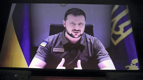 2022 Cannes Film Festival opens with Ukrainian President Zelenskyy video address 2022 Cannes Film Festival opens with Ukrainian President Zelenskyy video address