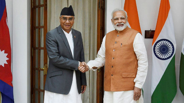 During his recent trip to India, Deuba had visited New Delhi and Varanasi. (Twitter) During his recent trip to India, Deuba had visited New Delhi and Varanasi. (Twitter)