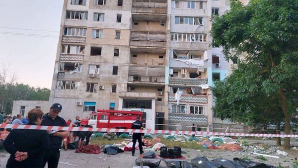 At least 18 dead in Russian missile attack on Odesa At least 18 dead in Russian missile attack on Odesa