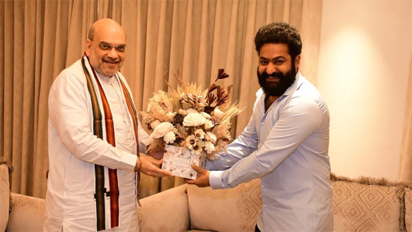 Amit Shah with Jr NTR Amit Shah with Jr NTR