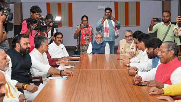BJP top brass to hold meeting with partys Bihar core group today BJP top brass to hold meeting with partys Bihar core group today