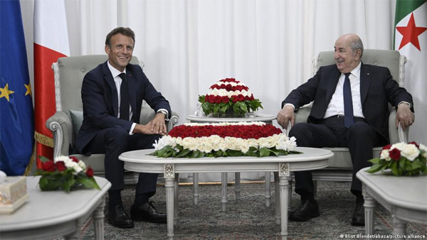 Frances Macron looks to future on Algeria trip Frances Macron looks to future on Algeria trip