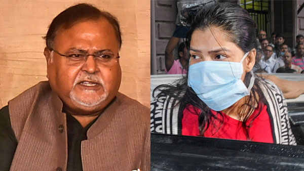 File photo of Partha Chatterjee and Arpita Mukherjee File photo of Partha Chatterjee and Arpita Mukherjee