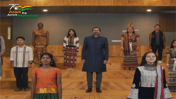 Rousing video of Grammy winner Ricky Kej, refugees in India singing national anthem | VIDEO Rousing video of Grammy winner Ricky Kej, refugees in India singing national anthem | VIDEO