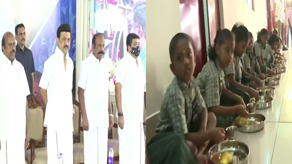 Chennai:Tamil Nadu CM MK Stalin 1 Chennai:Tamil Nadu CM MK Stalin launches free breakfast scheme for govt schools