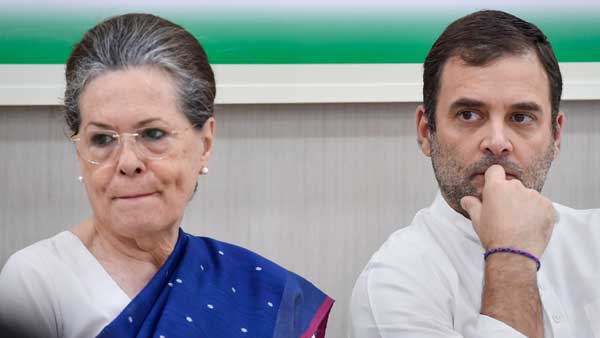 Congress leader Rahul Gandhi with his mother and party interim President Sonia Gandhi Congress leader Rahul Gandhi with his mother and party interim President Sonia Gandhi