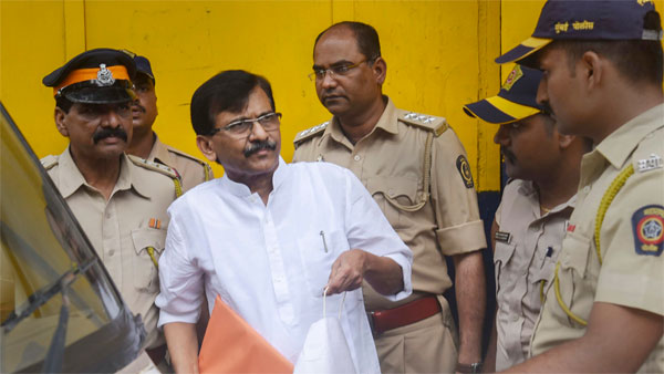 Shiv Sena MP Sanjay Raut outside Arthur Road jail after a special court extended his judicial custody Shiv Sena MP Sanjay Raut outside Arthur Road jail after a special court extended his judicial custody