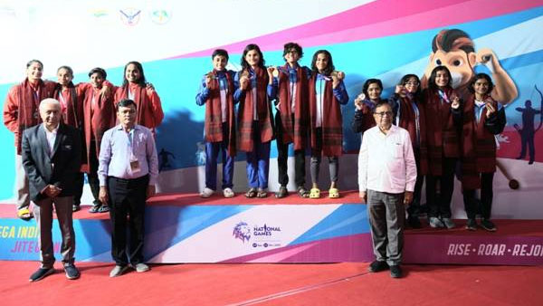Karnataka: 14-year-old Hashika claims fourth gold in swimming Karnataka: 14-year-old Hashika claims fourth gold in swimming