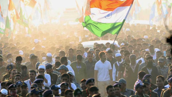 Congress accuses BJP of doctoring video to discredit Bharat Jodo Yatra | VIDEO Congress accuses BJP of doctoring video to discredit Bharat Jodo Yatra | VIDEO