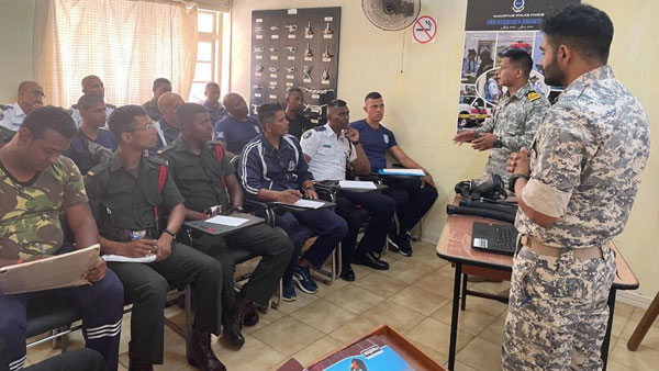Indian Navy team in Mauritius for Annual Species Forces and Diving Refresher Camp Indian Navy team in Mauritius for Annual Species Forces and Diving Refresher Camp