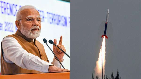 Historic, says PM Modi as Indias first private rocket Vikram-S takes off successfully Historic, says PM Modi as Indias first private rocket Vikram-S takes off successfully
