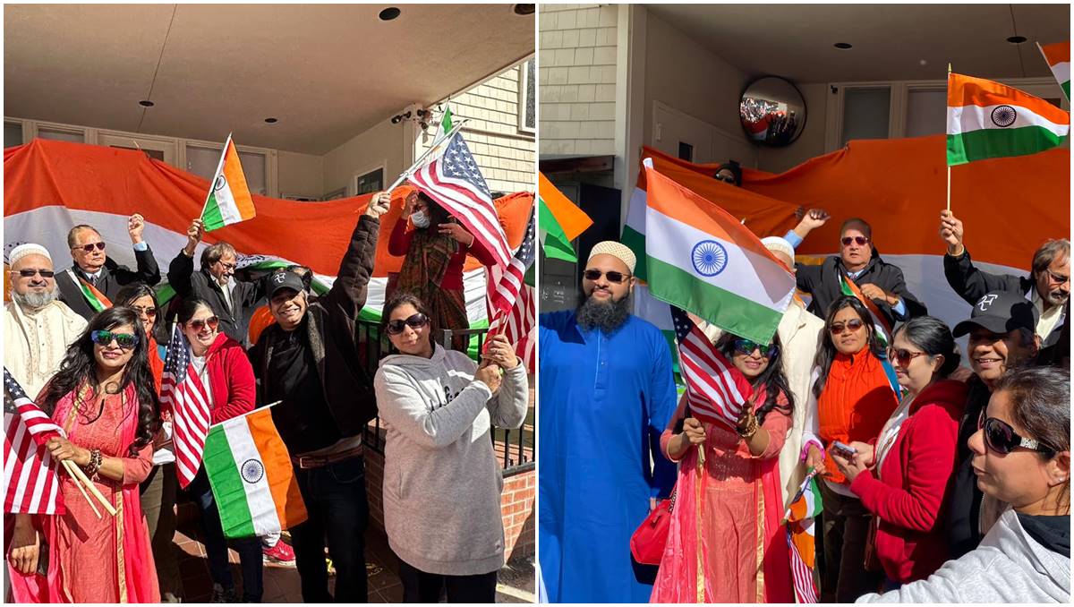 Indian Americans hold peace rally Indian Americans hold peace rally