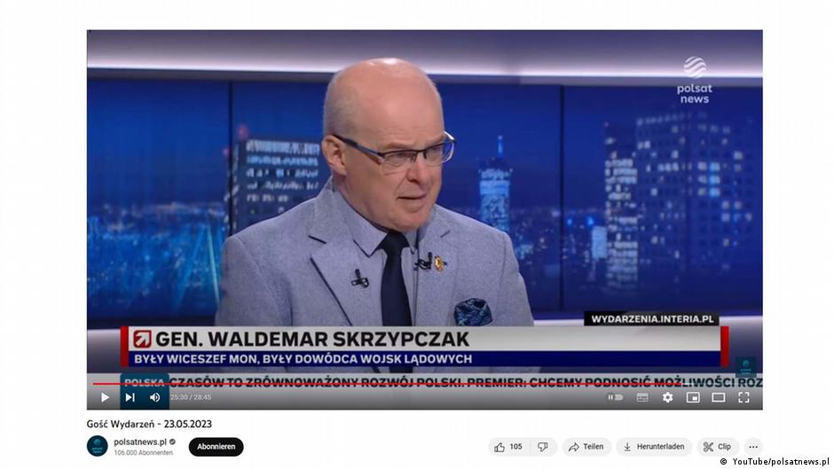 The comments of retired Polish General Waldemar Skrzypczak on Polish TV were misrepresented The comments of retired Polish General Waldemar Skrzypczak on Polish TV were misrepresented