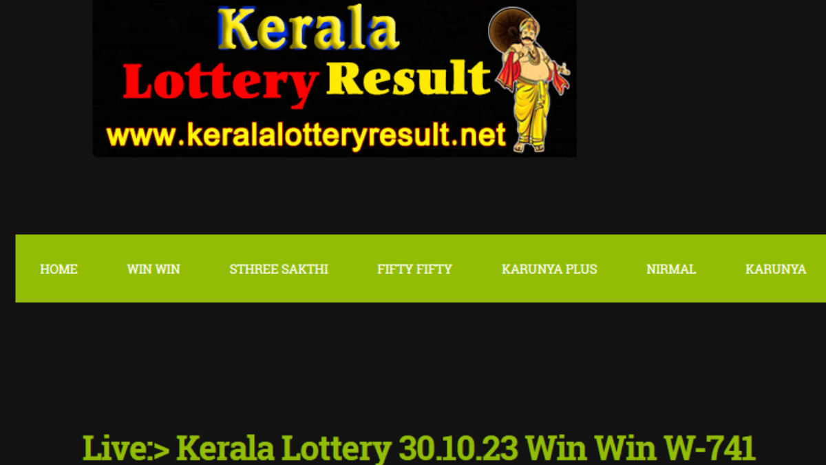 Kerala Lottery Results Check Winning Numbers For Win Win (W741) On