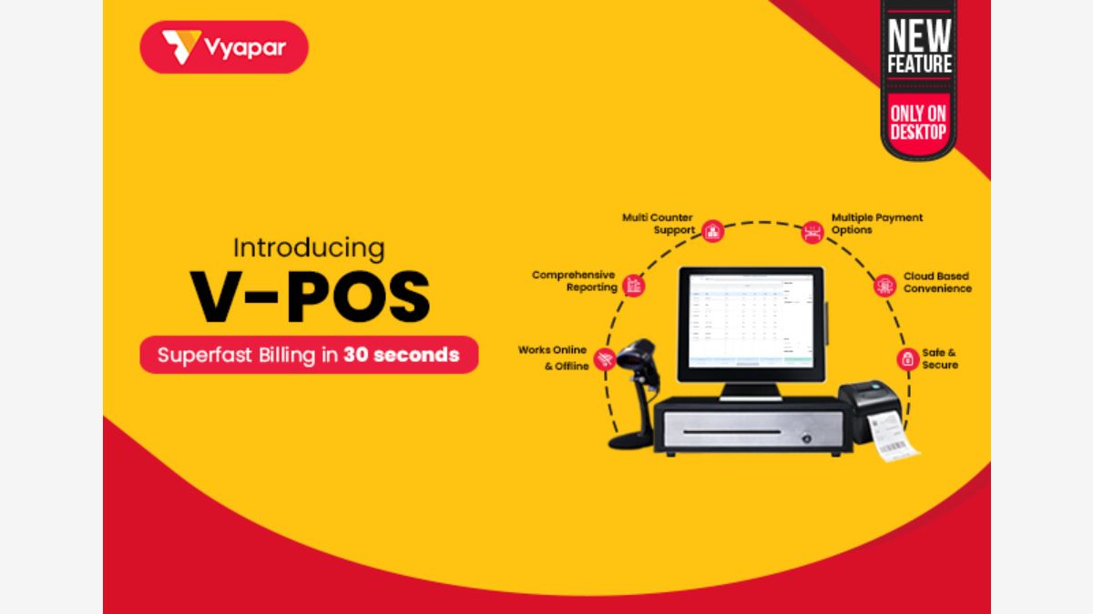Vyapar App Launches VPOS, a GameChanging Point of Sale Software for