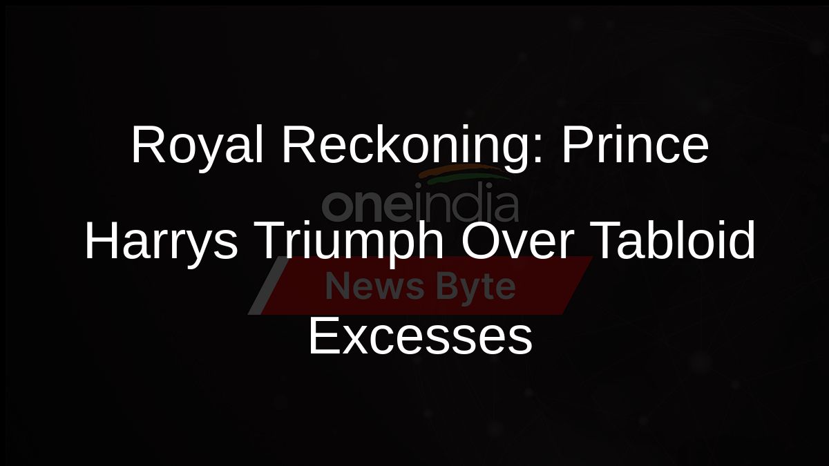 Prince Harrys Victory Over Mirror Group Newspapers A Landmark Moment