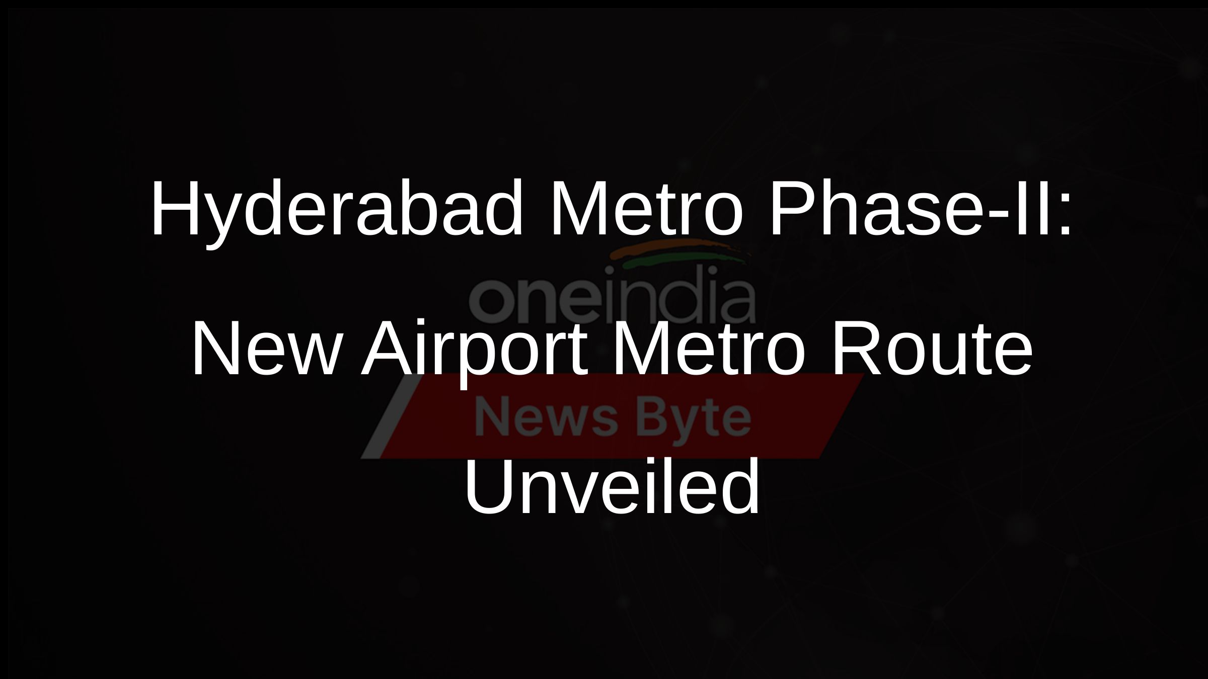 Hyderabad Metro PhaseII CM Revanth Reddy Approves Revised Airport