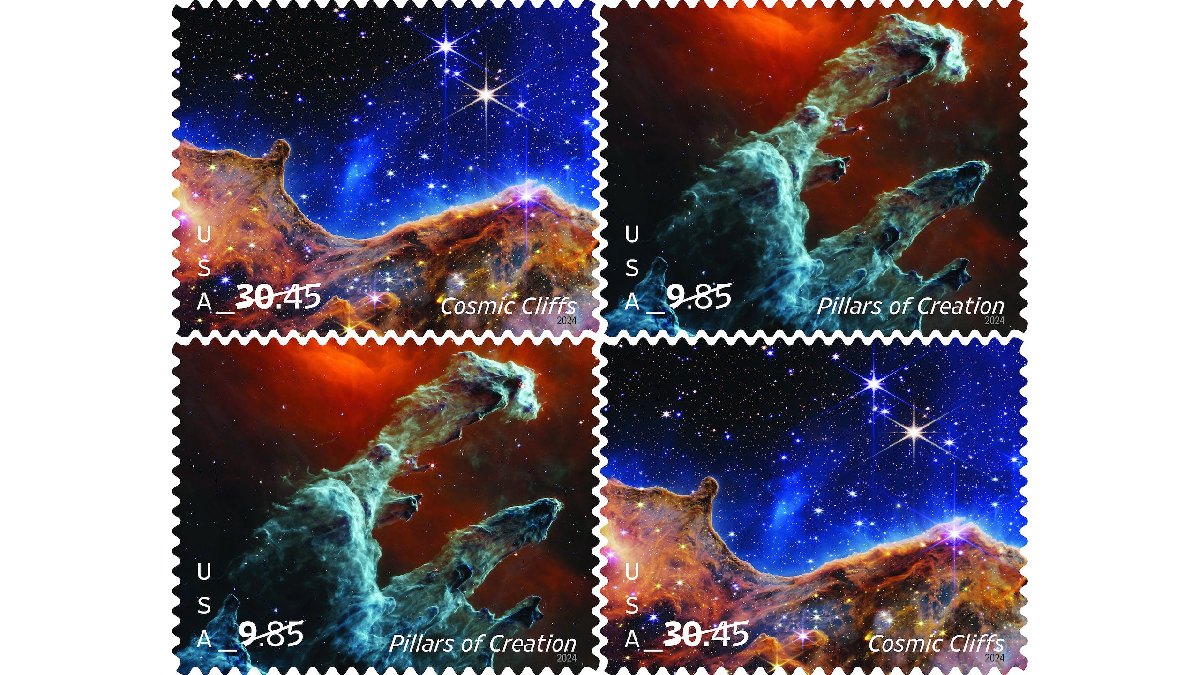 NASA b Telescope's Breathtaking Images Grace New US Postal Service