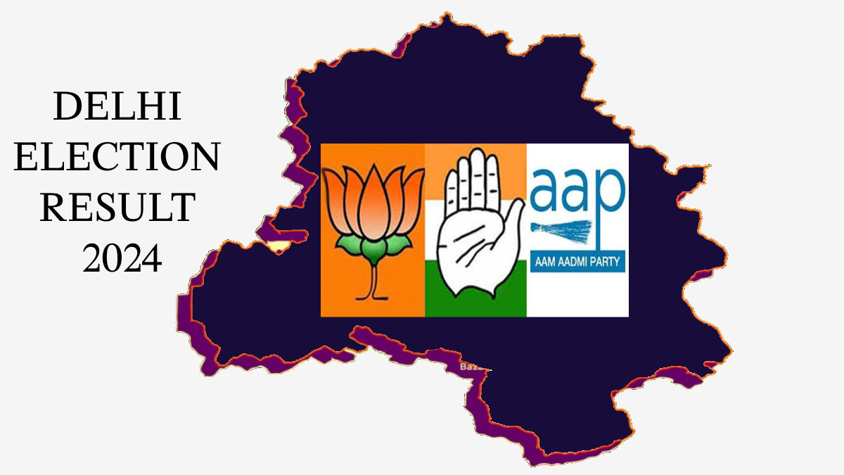 Live Delhi Election Result 2024 BJP, Congress, And AAP Compete In