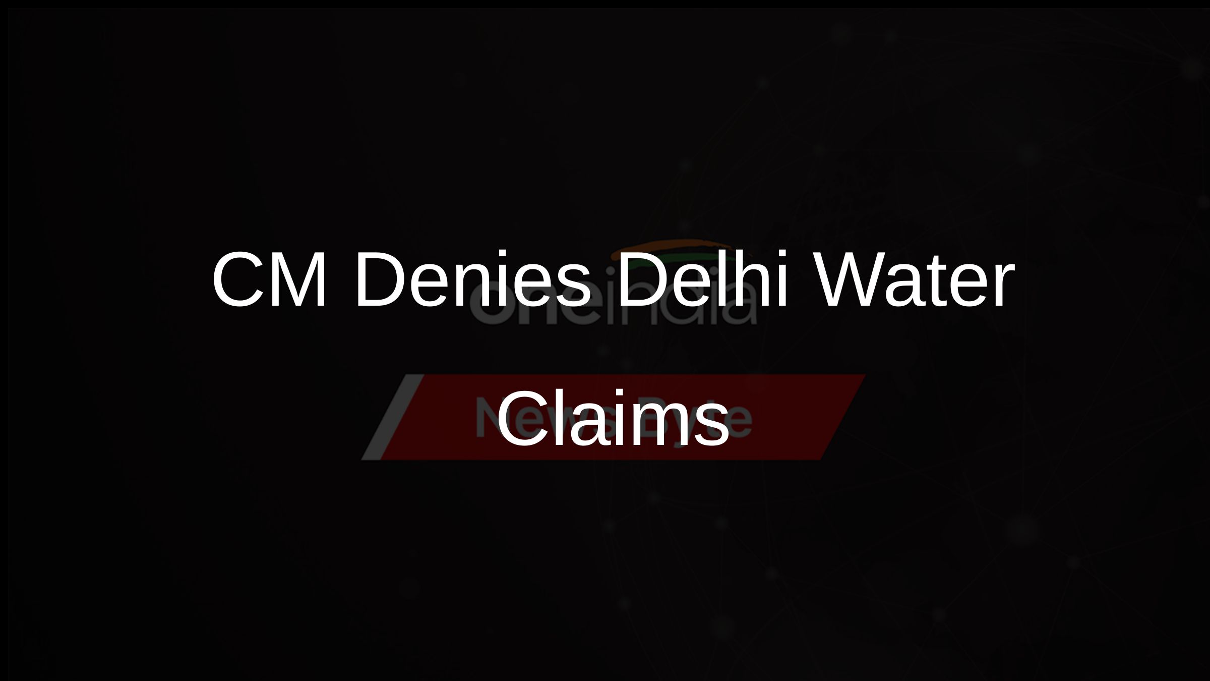 Haryana CM Refutes Delhi’s Water Supply Allegations