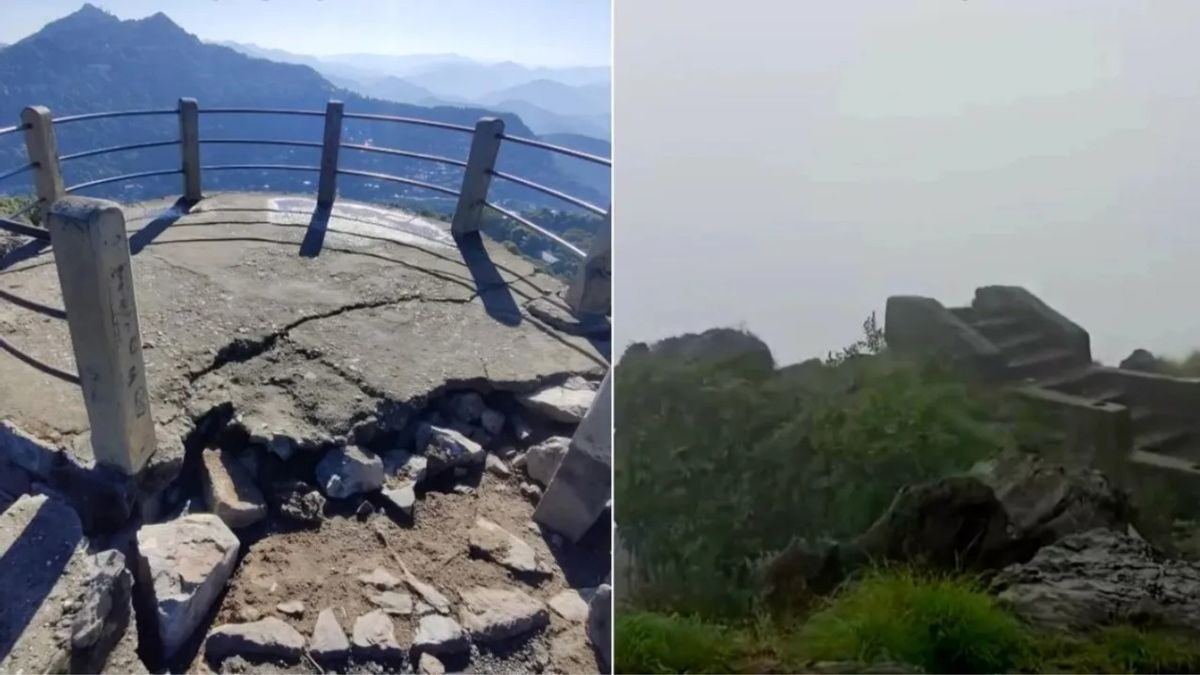 Nainital’s Dorothy’s Seat Destroyed By Landslide Amid Monsoon Rains