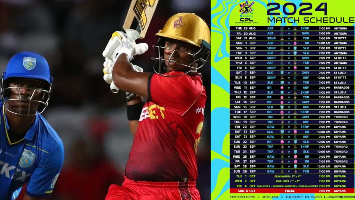 Cpl T20 2024 Schedule Venue Pansy Beatrice
