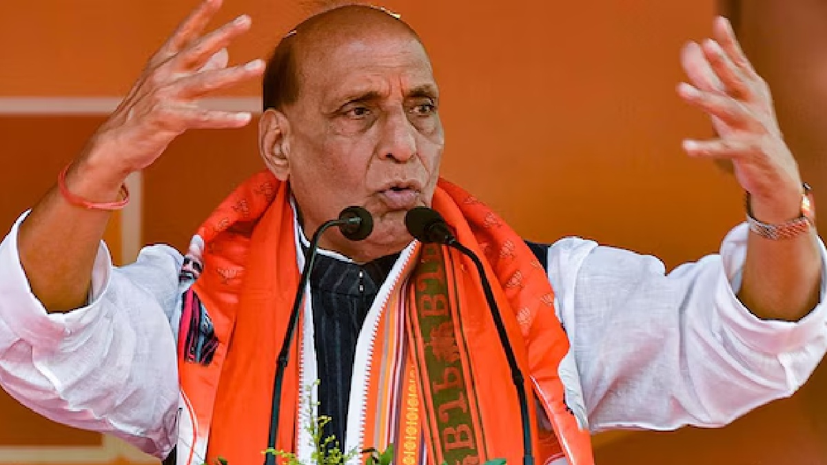 Defence Minister Rajnath Singh Slams Congress, Says Rahul Gandhi Tarnishing India’s Image In Abroad
