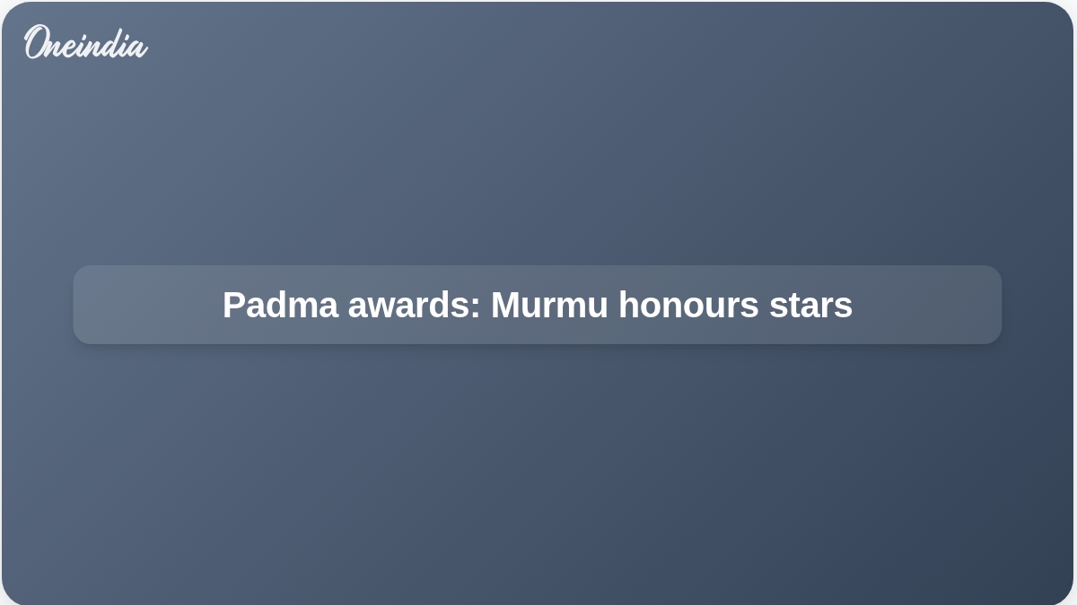 Padma awards investiture: President Droupadi Murmu honours Amritraj, Rohit Sharma and Alka Yagnik