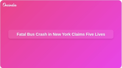 Fatal Bus Crash in New York Claims Five Lives
