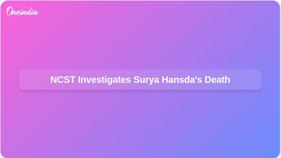 NCST Investigates Surya Hansda's Death